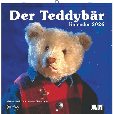 DUMONT Calendrier 2026 260816 L'ours en peluche AL 30x30cm