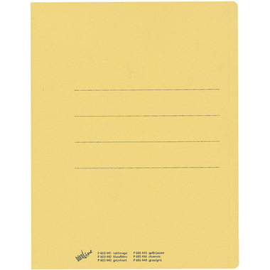 BÜROLINE Einlagemappe Recycling A4 603445 gelb 240g/m2 100 Stück