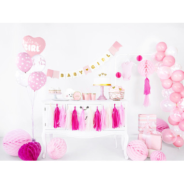 PARTYDECO Folienballon 45cm FB21P-081J It's a girl rosa