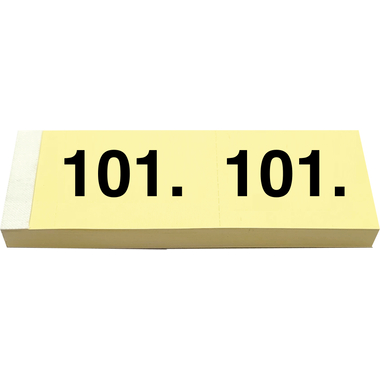 SIMPLEX Bloc vestiaire 101-200 13078 jaune 100 feuilles