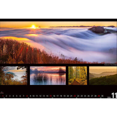 CALENDARIA Calendrier 2026 9783036205212 Switzerland ML 48x33cm