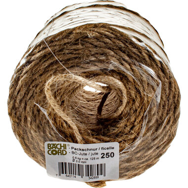 BAECHI Packschnur Jute 10.02525 500g 125m
