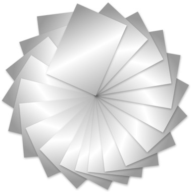 URSUS Carta per disegno a colori A4 2174689 130g, argento 100 fogli