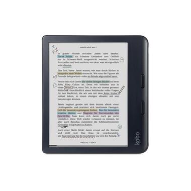 Kobo E-Book Reader Libra Colour incl. Stylus 2 Black