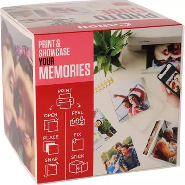 CANON Photo Cube Creative 13x13 pink PP2015x5 Portafoto acrilico incl. 40fo.