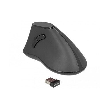 Delock Mouse ergonomico 12622 Silent USB senza fili