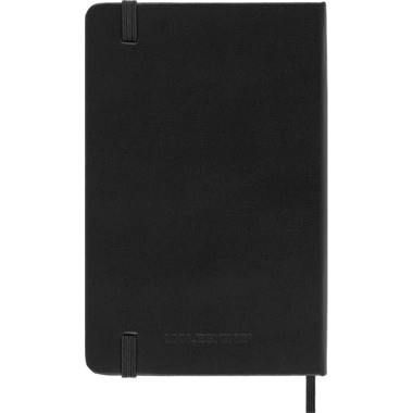 MOLESKINE Wochenkalender 25/26 DHB18WH2Y26 18M HC schwarz 9x14cm