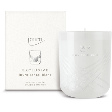 IPURO Bougie Exclusive 270ml 081.5160.00 santal blanc