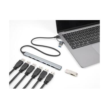 Delock USB-Hub USB-C/A - 6x USB-A 2.0/ 1x USB-A 3.0