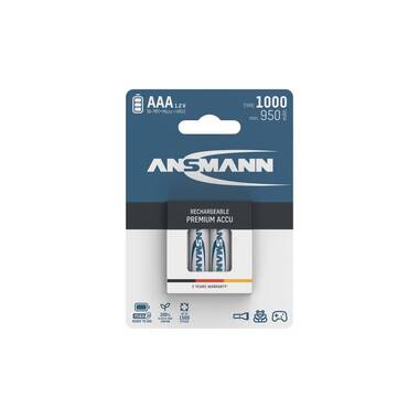 Ansmann Batterie Typ 1000 NiMH AAA 1000 mAh, 4 Pièce/s