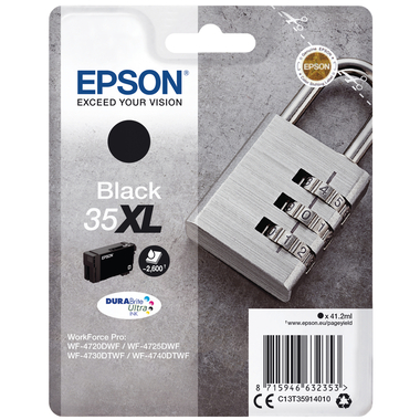 EPSON Tintenpatrone XL schwarz T359140 WF-4720/4725DWF 2600 Seiten