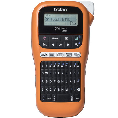 PTOUCH Gerät inkl. PT-E110VP Koffer, Adapter und Band