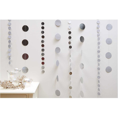 RICO DESIGN Girlande 2m 99001.84.80 Silber