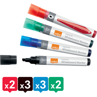 NOBO N-Marker Viscom 4mm 1915386 ass. 10 Stück