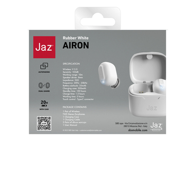 TWS earbuds with charging case and touch controls | JAZ