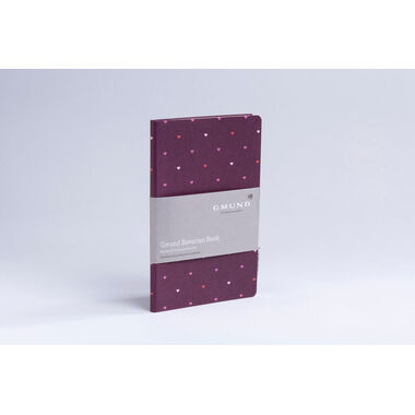 GMUND Bavarian Book 13.5x20cm 39456 merlot, dotted 112 Seiten