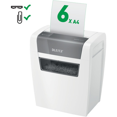 LEITZ Aktenvernichter IQ 80340000 Home, P-4, 15lt