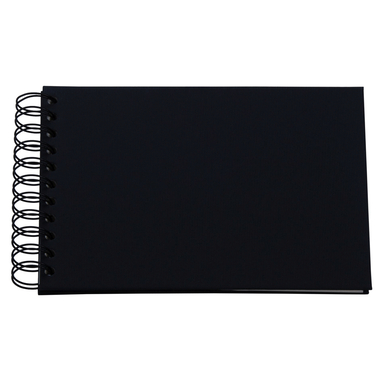 RÖSSLER Fotoalbum 1329452701 19.5x14.5cm, schwarz/o.white