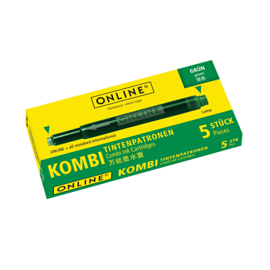 ONLINE Tintenpatronen Kombi 17144/12 Grün 5 Stück