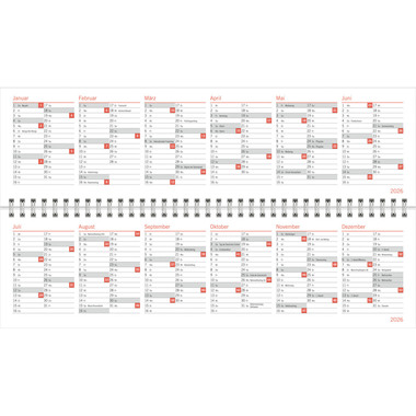 HEYE Wochenplaner Sheepworld 2026 21742+26 1W/1S DE 32.5x9.3cm
