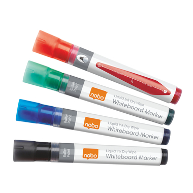 NOBO Whiteboard Marker 1902408 ass. 4 pezzi