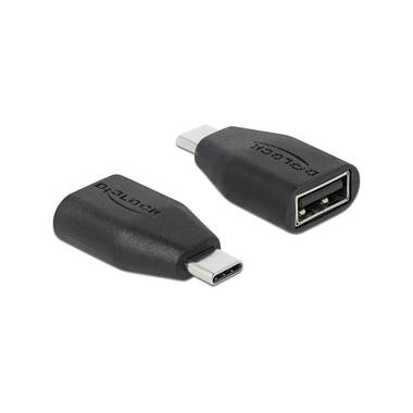 Delock USB Adapter Data Blocker USB-C Plug - USB-A Socket