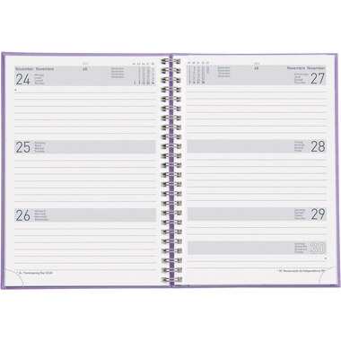 BIELLA Agenda Dispo Term Savana 2026 808591410026U 1S/2P lila ML 14.5x20.5cm