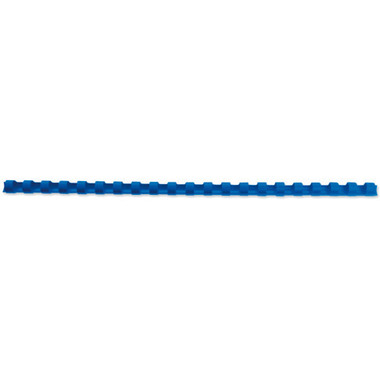 GBC Plastikbinderücken 12mm A4 4028237 blau, 21 Ringe 100 Stück