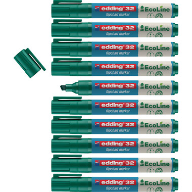 EDDING Flipchart Marker 32 1-5mm 32-4 vert, Eco Line