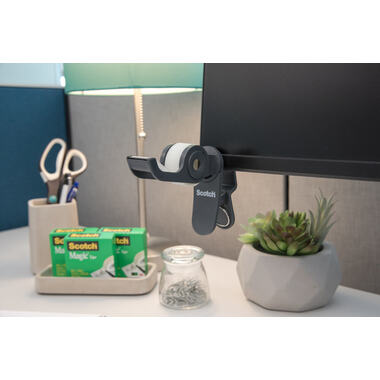 SCOTCH Abroller Clip and Twist türkis C19-CLIP-TL 1 Rolle Magic Tape 19mmx8.89m