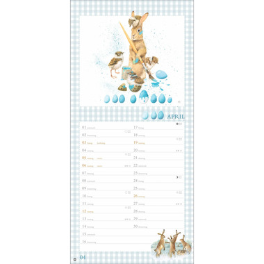 HEYE Monatsplaner 2026 1402+26 Bastin Wunder Natur 21x45cm