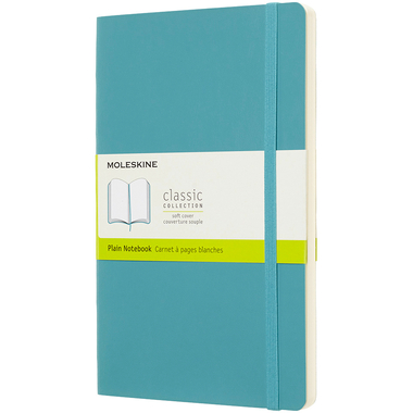 MOLESKINE Taccuino Classic SC Large 341715529 riff blau, bianco 192 fogli