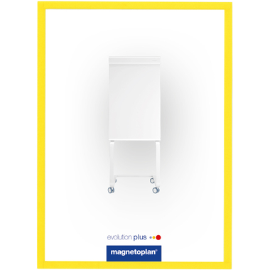 MAGNETOPLAN Magnetrahmen magnetofix A4 1130302 gelb 5 Stk.