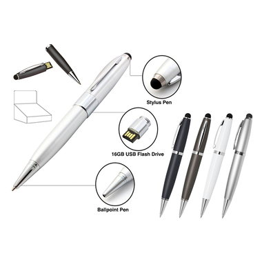 I-TOTAL Touch Pen mit USB-Schlüssel CM3293 16 GB ass.