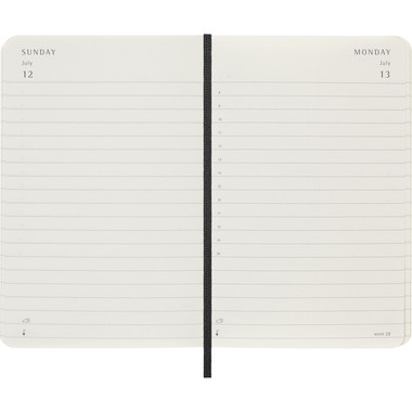 MOLESKINE Agenda Classic Pocket 2026 DSB12DC2Y26 1T/1S schwarz SC 9x14cm