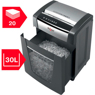 REXEL Aktenvernichter Momentum 2104578CH X420, P-4, 30lt