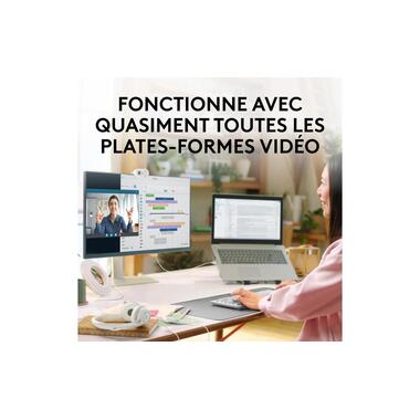 Logitech Brio 100 Blanc