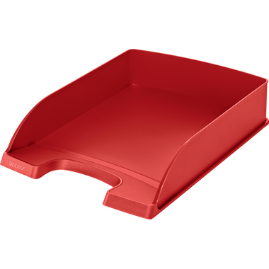 LEITZ Corbeille à courrier Plus A4 52270025 rouge