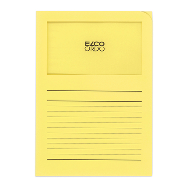 ELCO Organisationsmappe Ordo A4 29489.71 classico, gelb 100 Stück