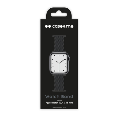 bracelet de remplacement en acier pour Apple Watch 42/44/45 mm | case&me