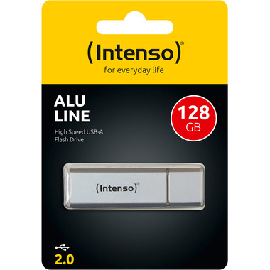INTENSO USB-Stick Alu Line 128GB 3521496 USB 2.0 silver