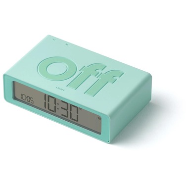 Lexon Digital Alarm Clock Flip Mini Mint