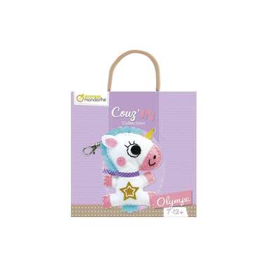 Avenue Mandarine Kits de bricolage Mini doudou Couz'In licorne