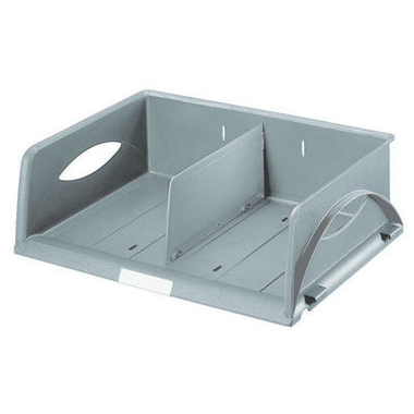 LEITZ Corbeille Courrier Sorty A4/C4 52300085 gris