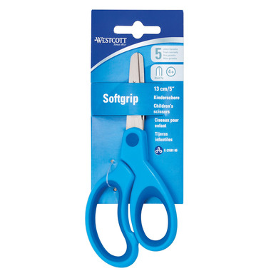 WESTCOTT Softgrip Kids 13cm E-2158100 blau