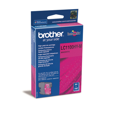 BROTHER Tintenpatrone HY magenta LC-1100HYM MFC-6490CW 750 Seiten