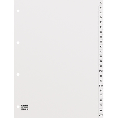 KOLMA Répertoires KolmaFlex A4 18.244.16 blanc A-Z 24 div.