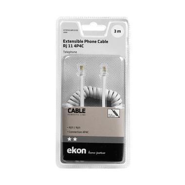 Câble de rallonge pour téléphones fixes | Ekon