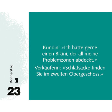HARENBERG Abreisskalender 2026 3310012+26 Witzirin DE 14x11cm