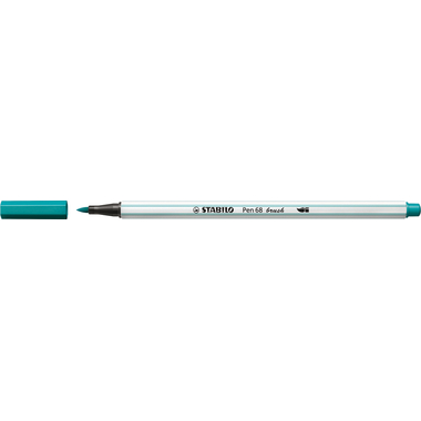 STABILO Penna Fibra 68 brush 568/51 turchese